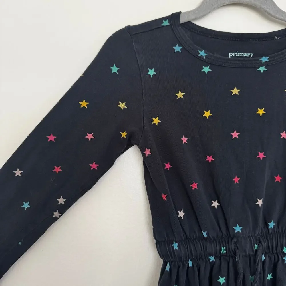 Primary Dress in Rainbow Confetti Stars